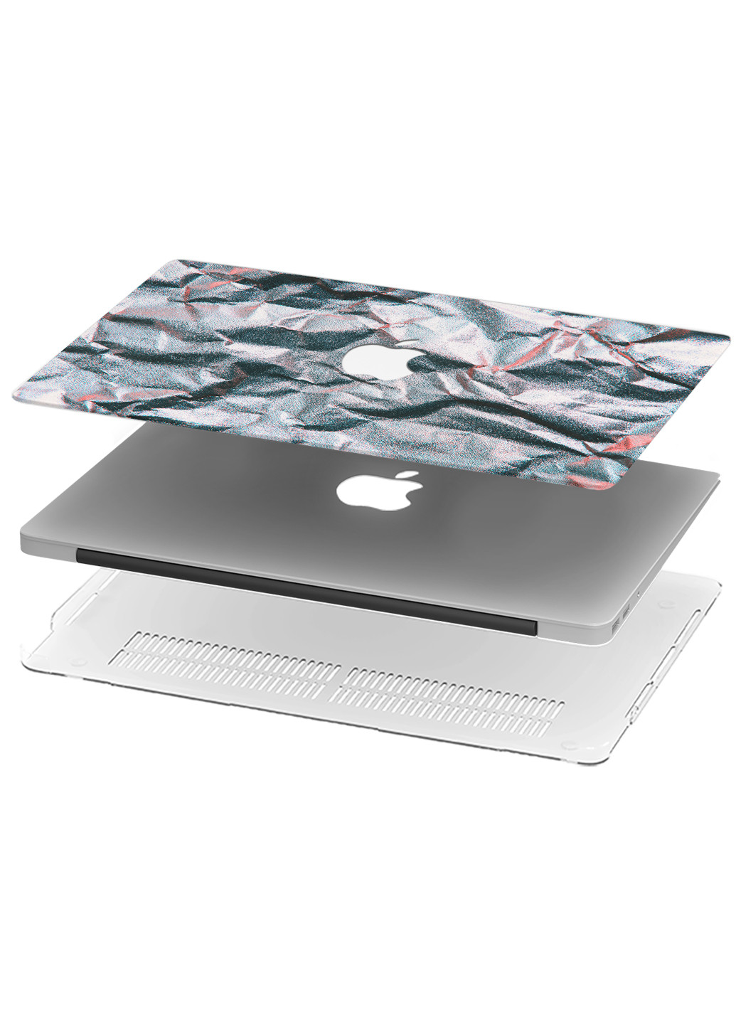 Чехол пластиковый для Apple MacBook Pro 15 A1707 / A1990 Мятая бумага (9649-2747) MobiPrint (219124745)