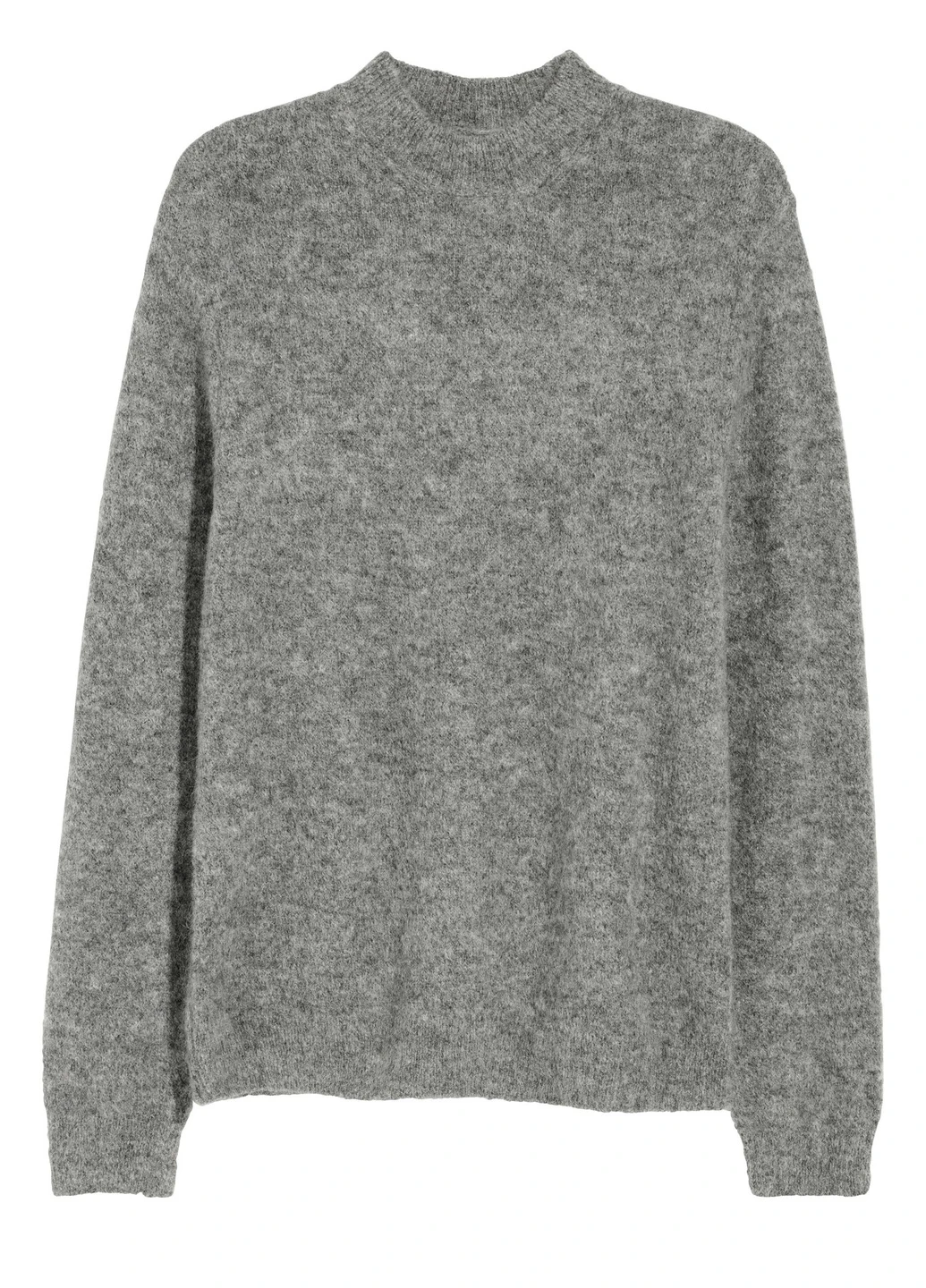 Серый зимний свитер H&M