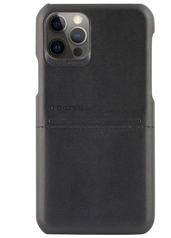 Шкіряна накладка Cardcool Series для Apple iPhone 12 Pro Max (6.7 ') Чорний (is_00000040516_4) G-Case (229724827)