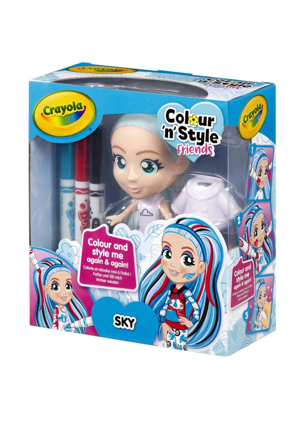 Набір для творчості Colour n Style Стильні дівчата Скай (918938.005) Crayola (254068350)