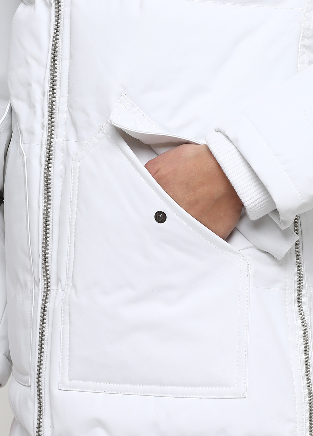 Біла зимня куртка Geographical Norway