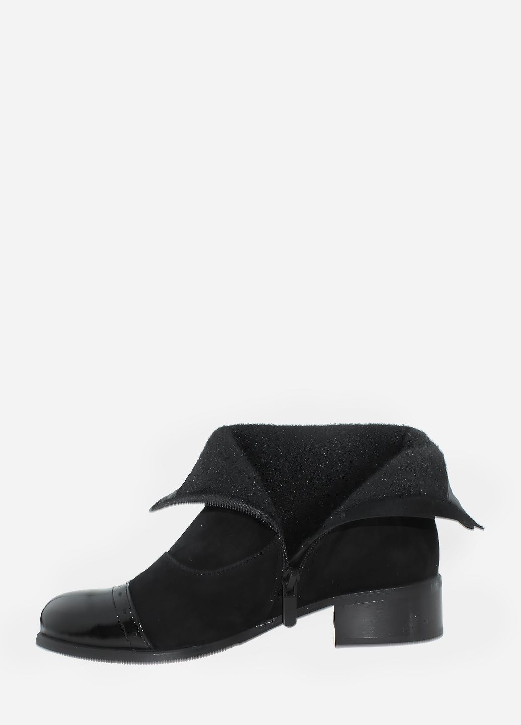 Осенние ботинки r3622-11 черный Saurini из натуральной замши