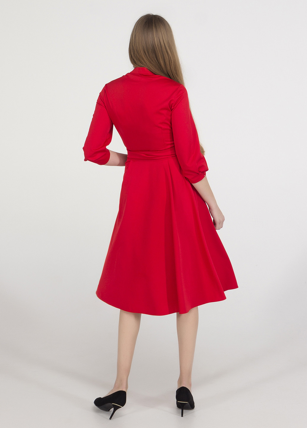 Червона кежуал сукня Viravi Wear однотонна