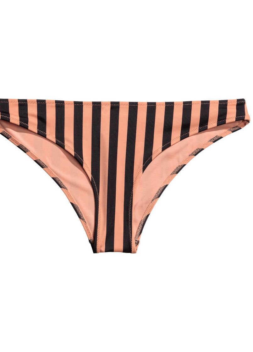 Бежевые купальные трусики однотонные H&M