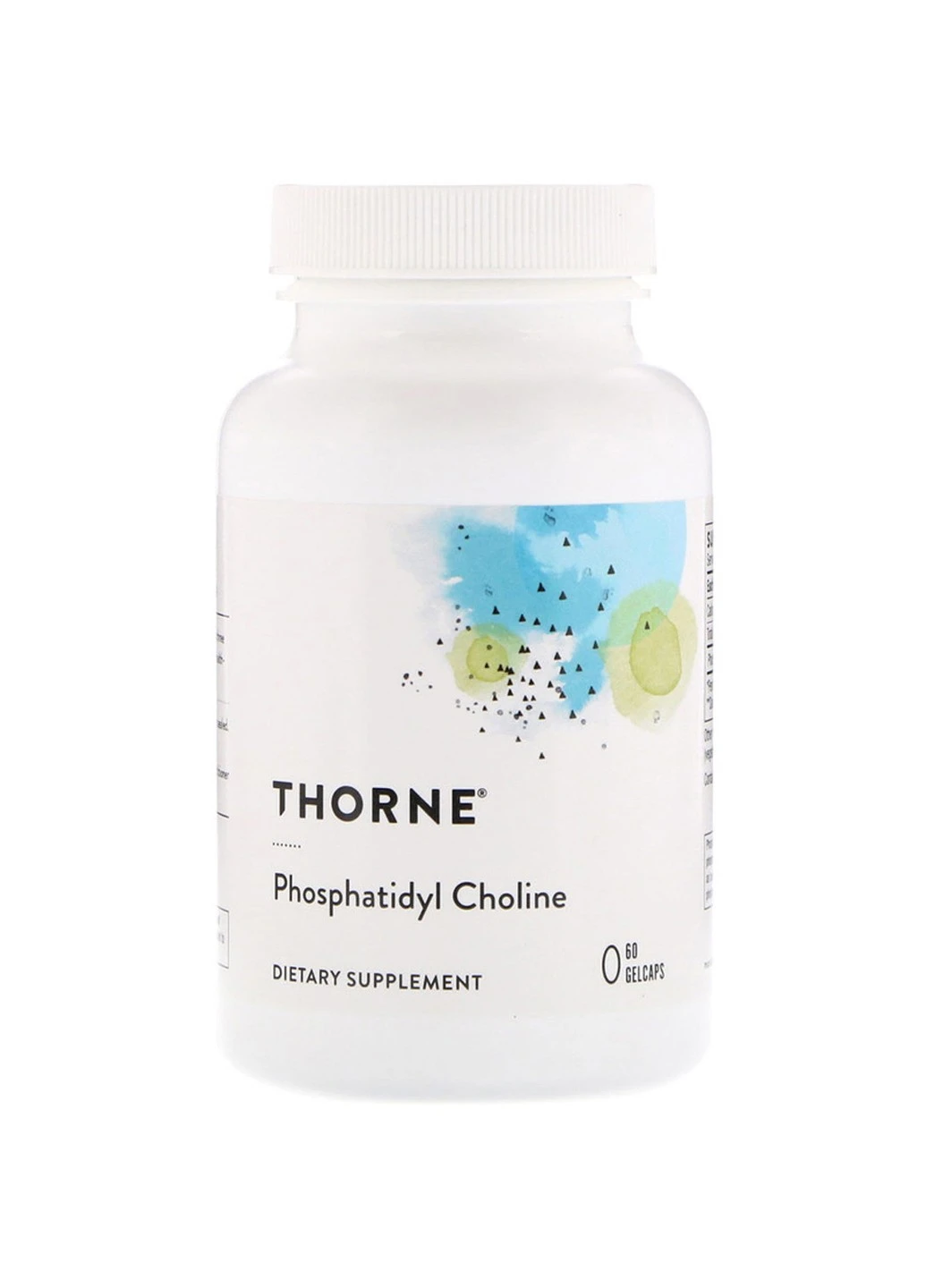 Фосфатидилхолин,, Phosphatidyl Choline, 60 гелевых капсул Thorne Research (255409016)