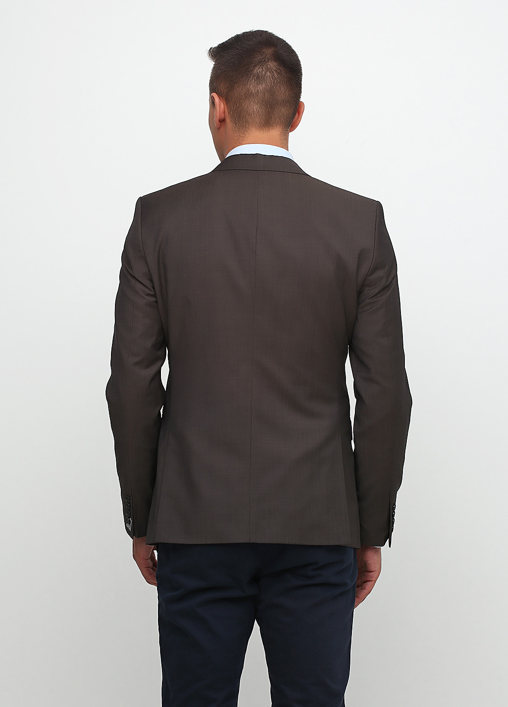 Пиджак S.Oliver с длинным рукавом полоска коричневый деловой