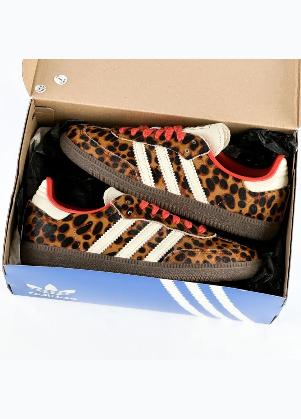 Кросівки JI2734 adidas Samba OG Preloved Red Leopard коричневі всесезони (340112246)
