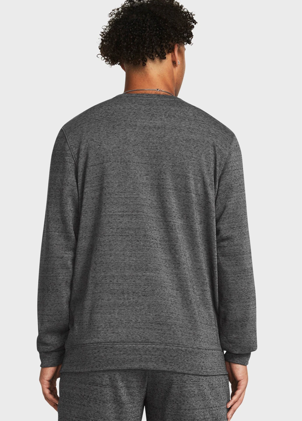 Серый свитшот Under Armour меланж без декора (327382976)