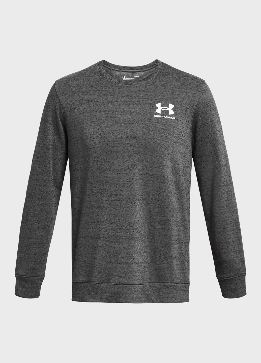 Серый свитшот Under Armour меланж без декора (327382976)