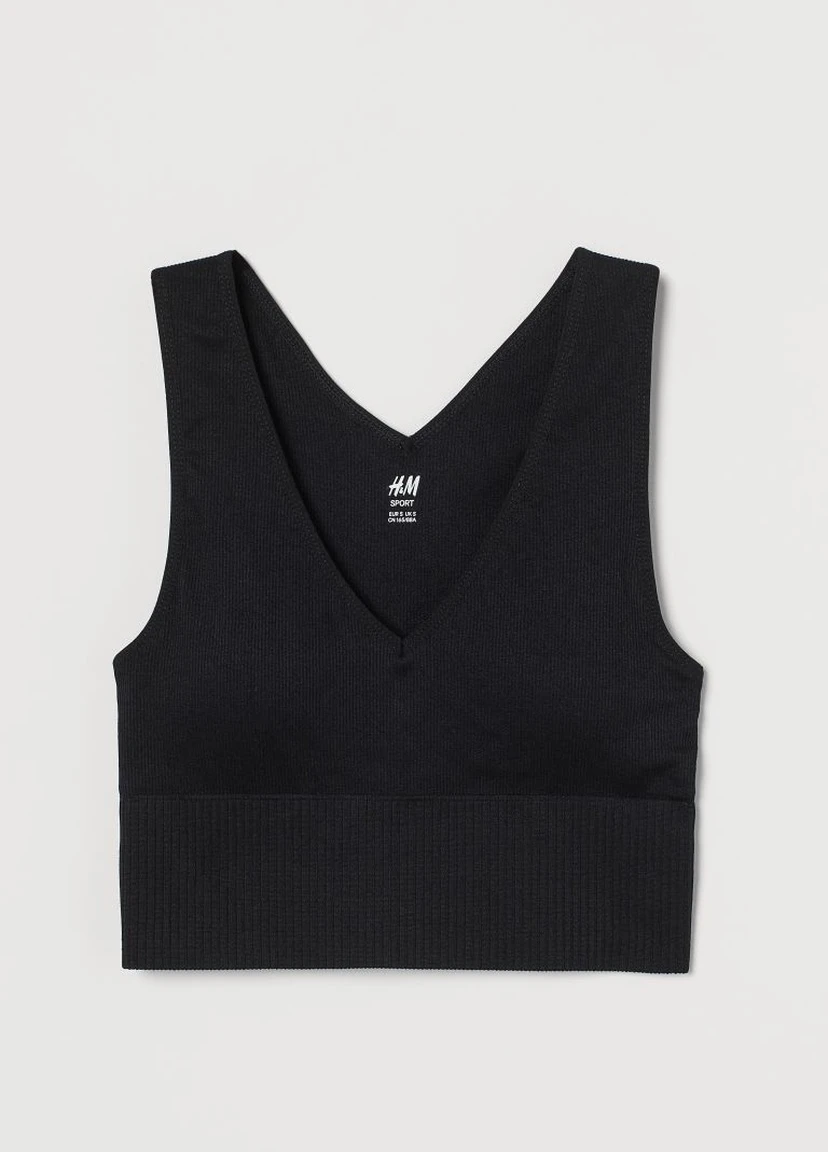 Спортивный топ без швов H&M (217678243)