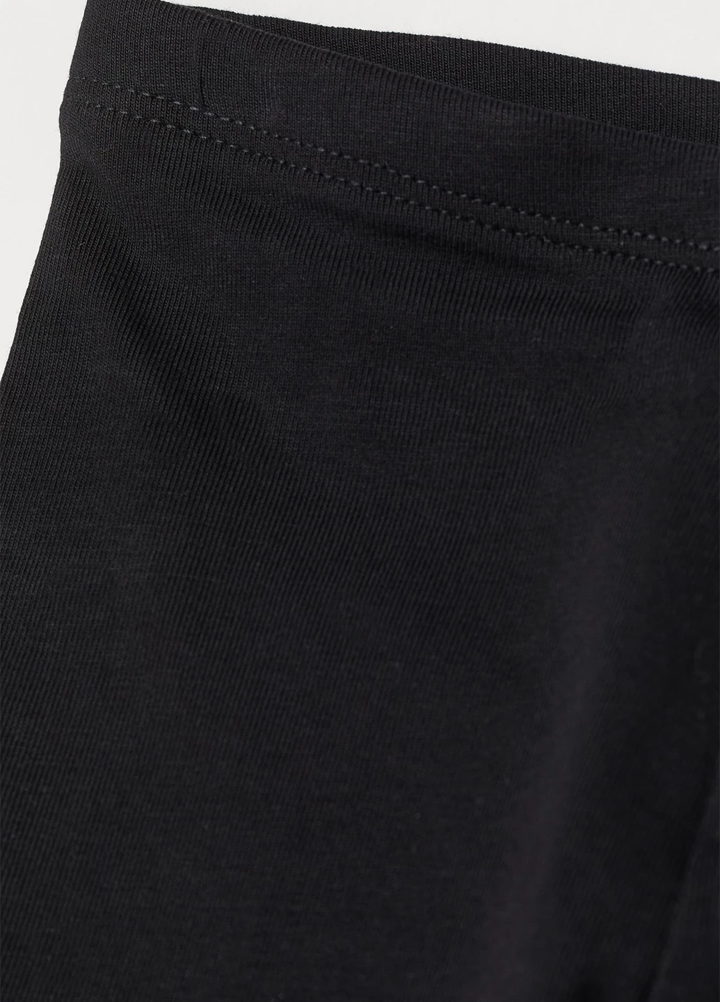 Черные летние леггинсы H&M