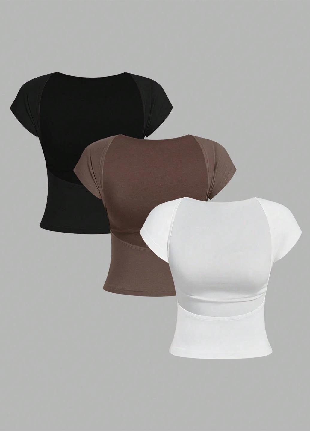 Футболка (3 шт.) SHEIN - (346914818)