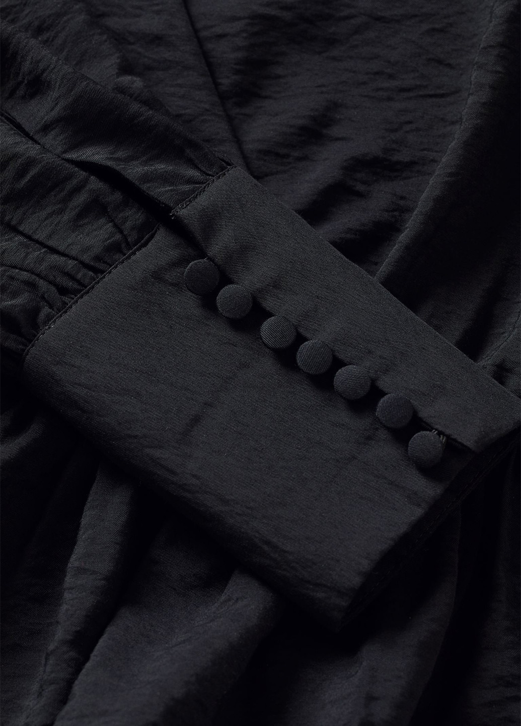 Чорна блуза на запах H&M