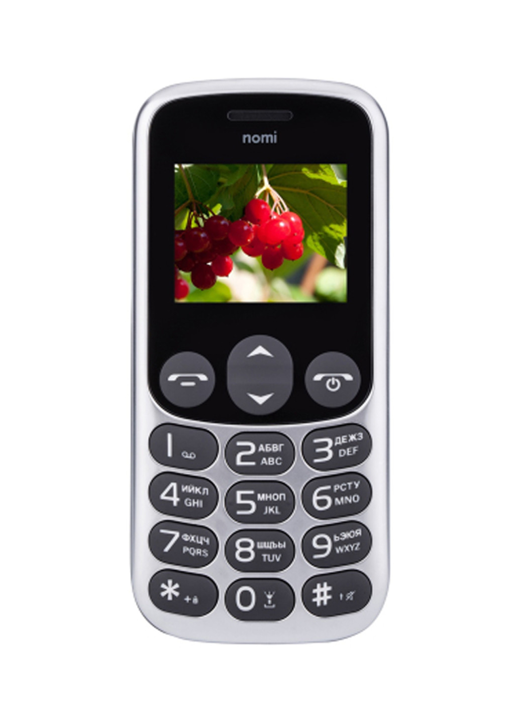 Мобильный телефон Nomi i177 metal grey (134344435)
