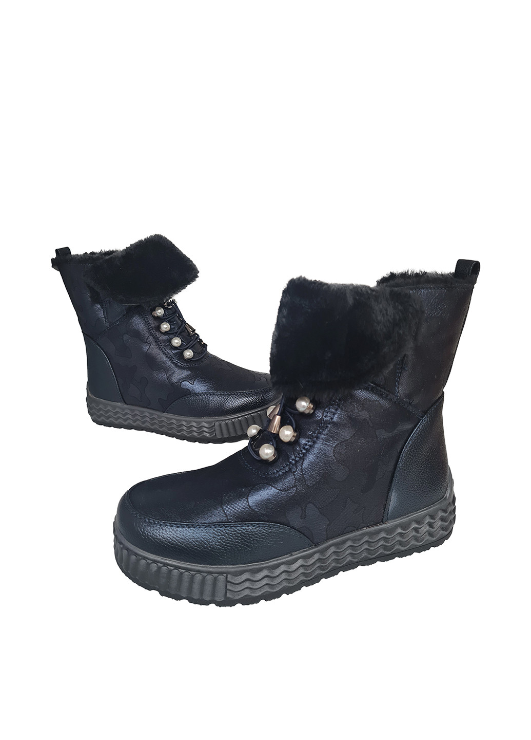 Темно-синие кэжуал зимние ботинки Paliament