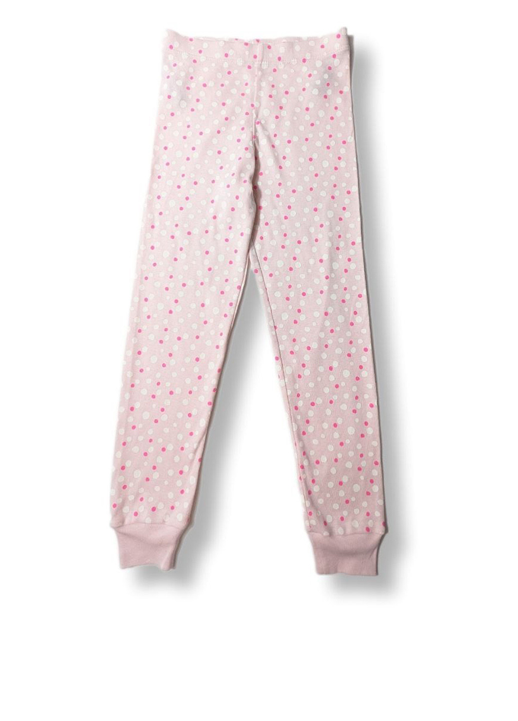 Светло-розовые домашние демисезонные джоггеры брюки H&M