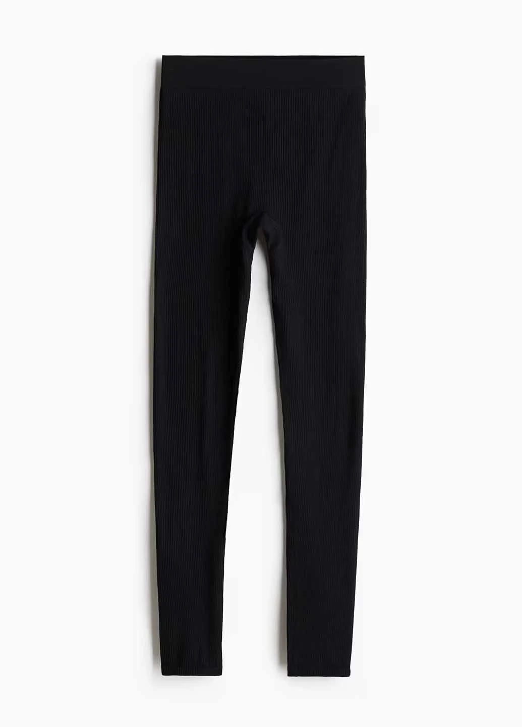 Черные демисезонные леггинсы H&M