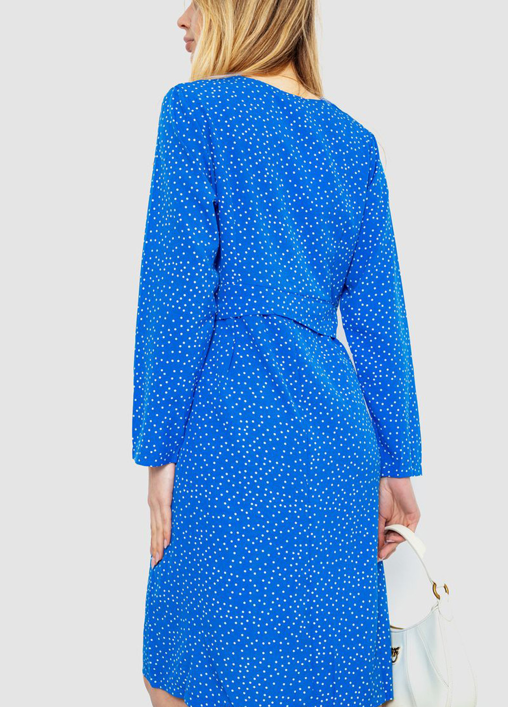 Синя кежуал сукня Ager в горошок