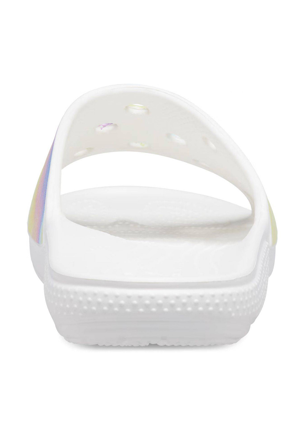 Белые пляжные шлепанцы Crocs