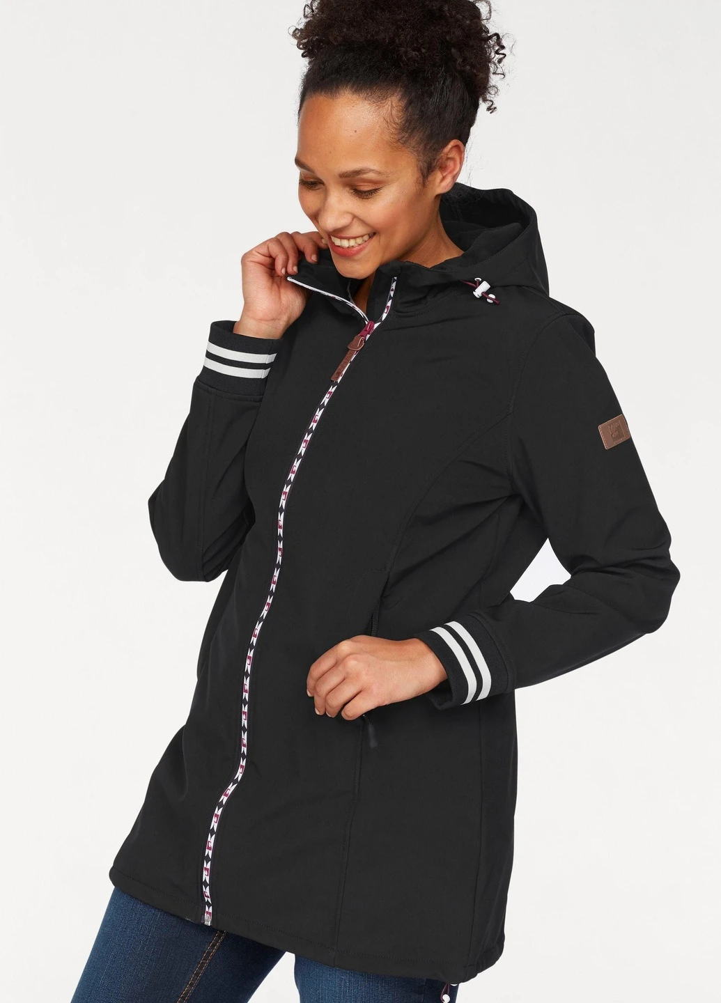 Черная демисезонная куртка Ocean Sportswear