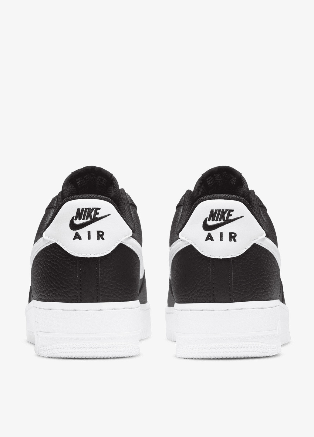 Черные демисезонные кроссовки Nike AIR FORCE 1 07