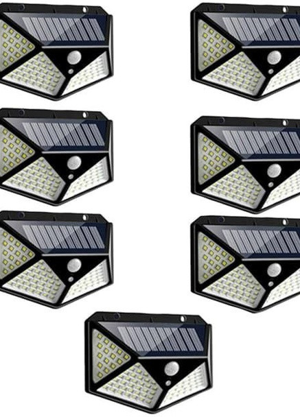 Комплект ліхтарів 7 шт на сонячній батареї Motion 100 LED з датчиком руху Solar (236127164)