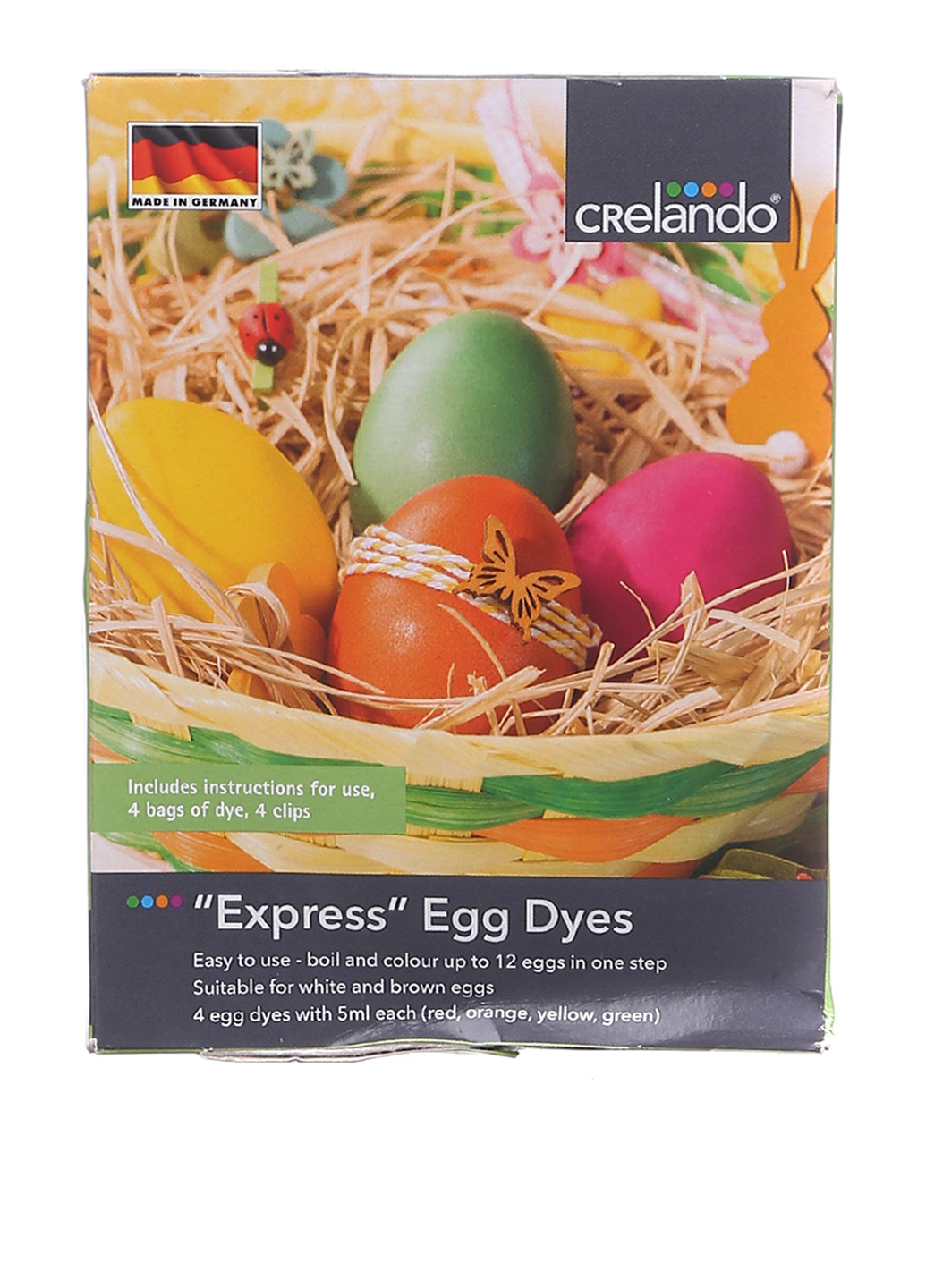 Пищевой краситель для яиц (4 шт.), 5 мл Crelando (127346067)