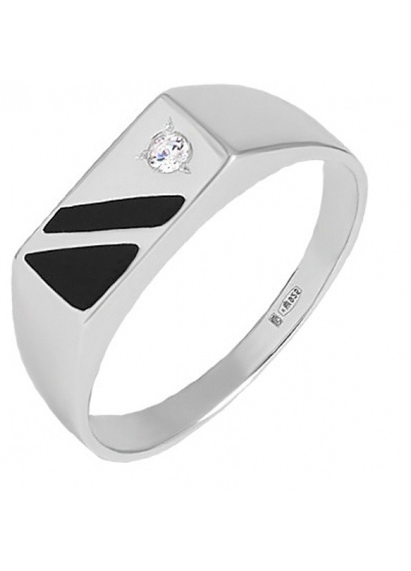 Срібний перстень з емаллю Лідер UMAX (245999380)