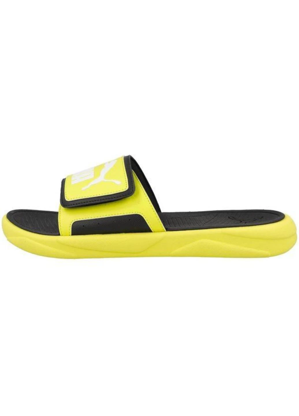 Желтые спортивные шлепанцы 37228030 Puma