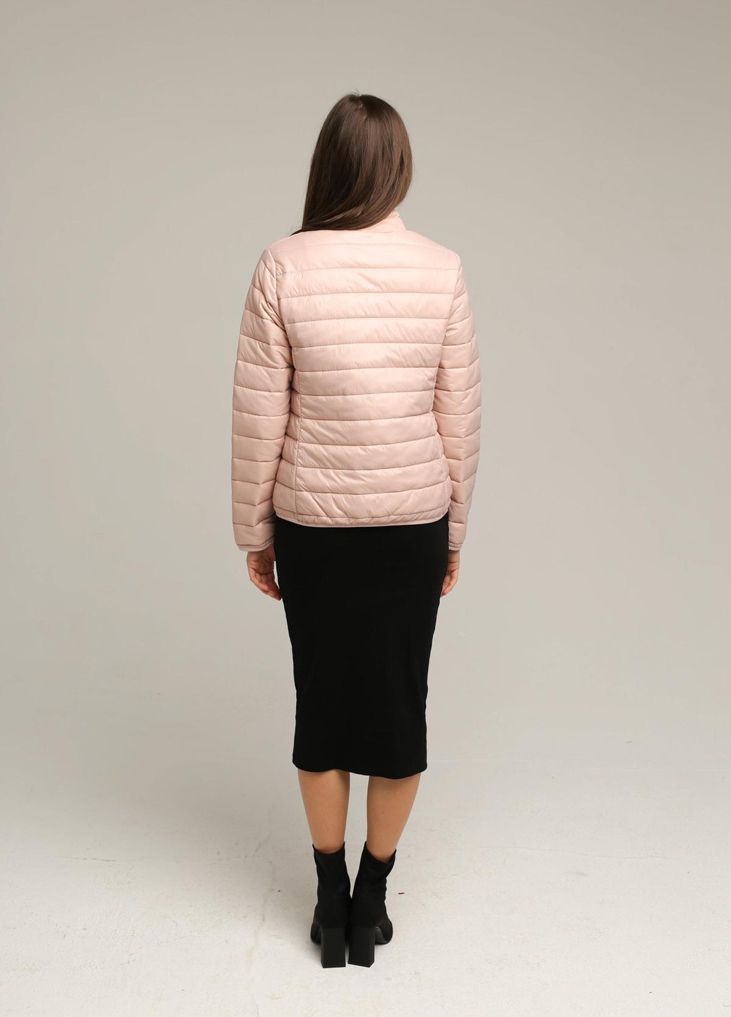 Розовая демисезонная куртка модель 7278 Ziai