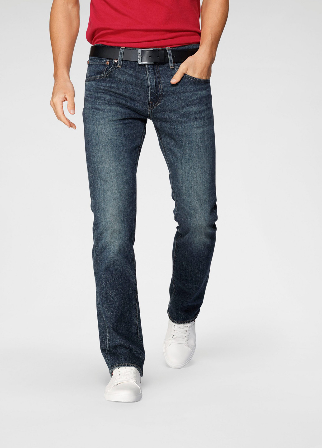 Темно-синие демисезонные джинсы Levi's