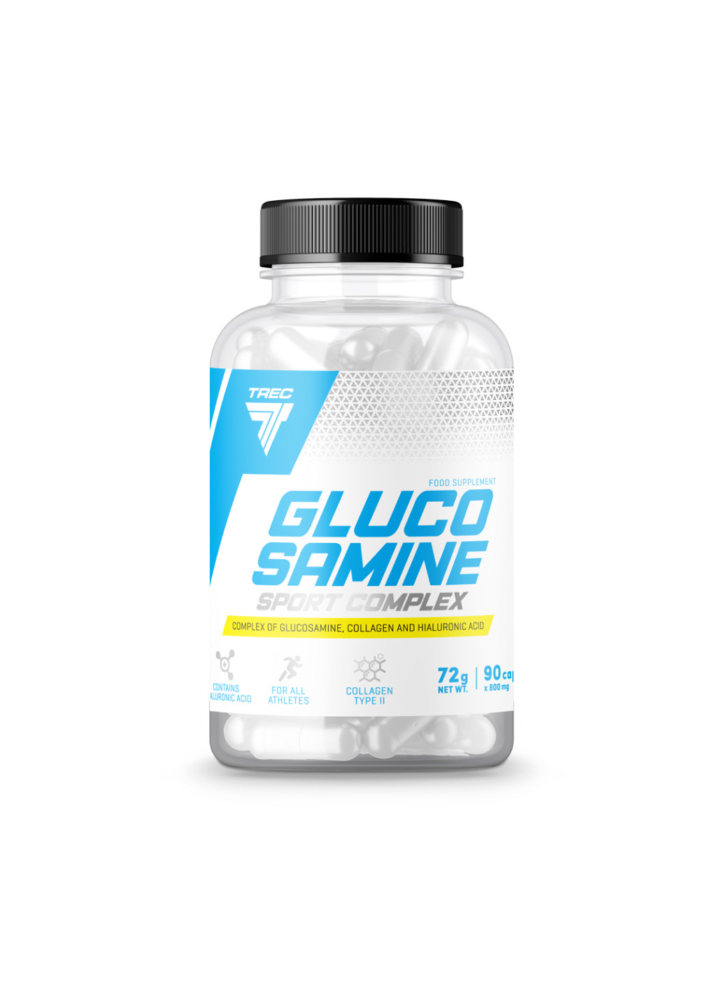 Глюкозамин для суставов и связок GlucoSamine -180caps 7 Trec (253158585)