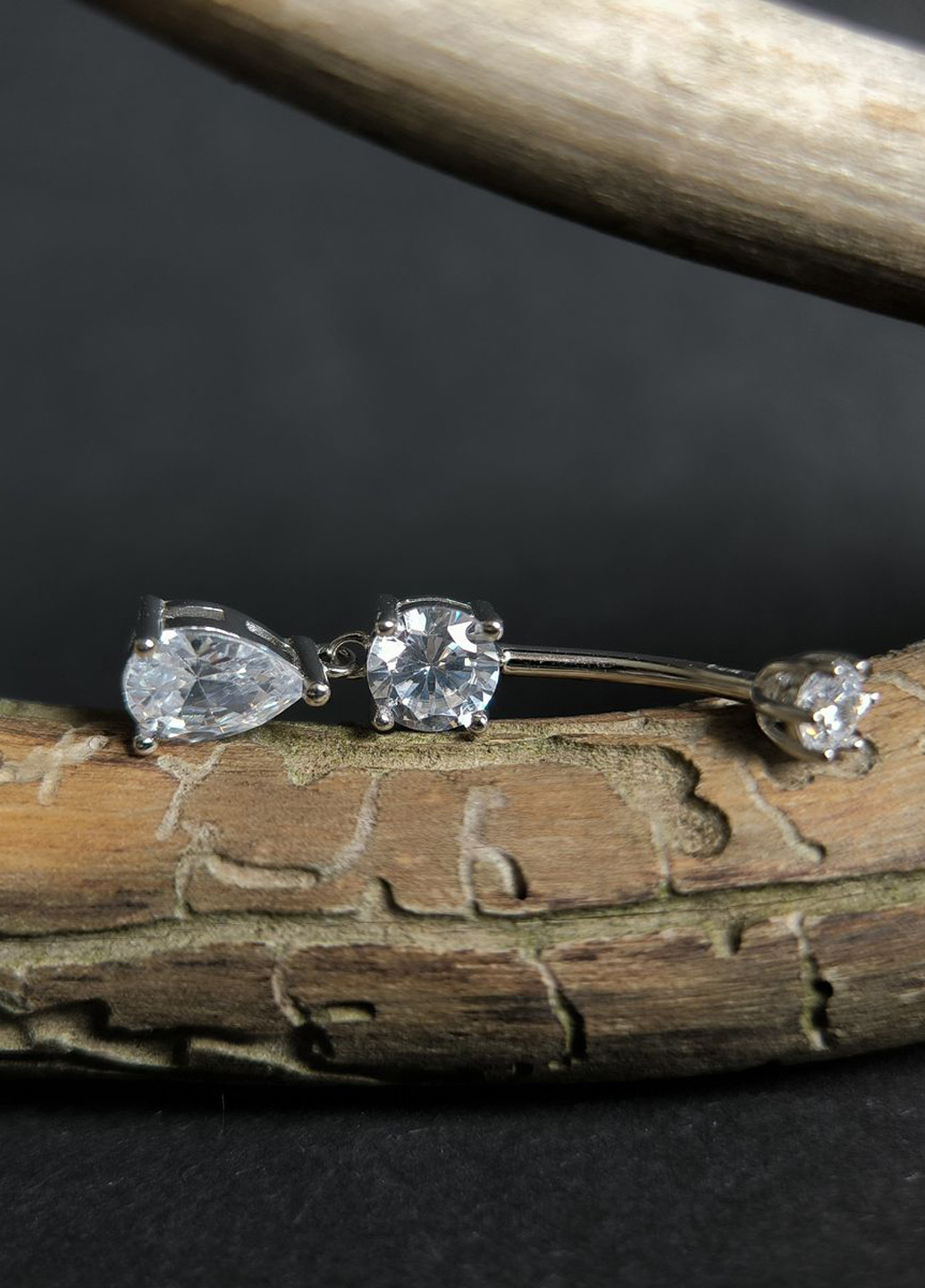 Сережка для пірсингу Silver Flame (350941553)