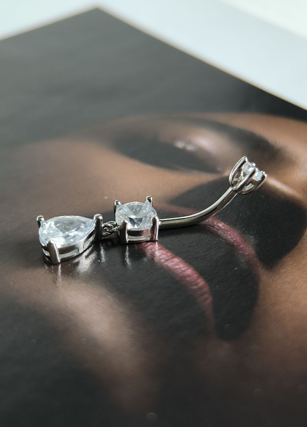 Сережка для пірсингу Silver Flame (350941553)