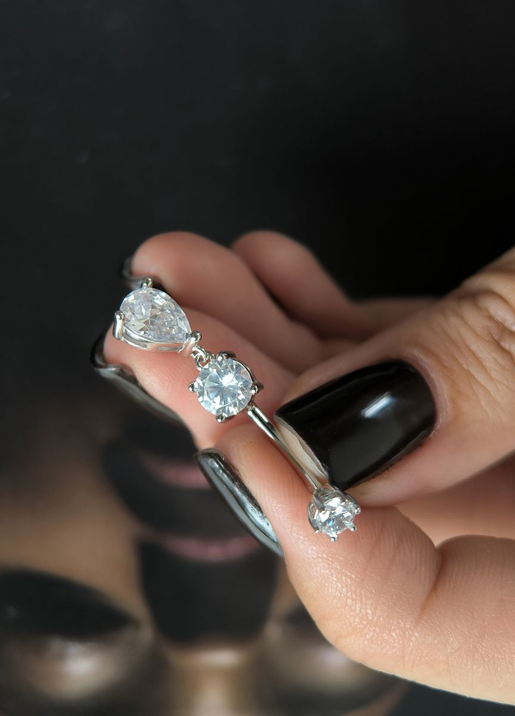 Сережка для пірсингу Silver Flame (350941553)