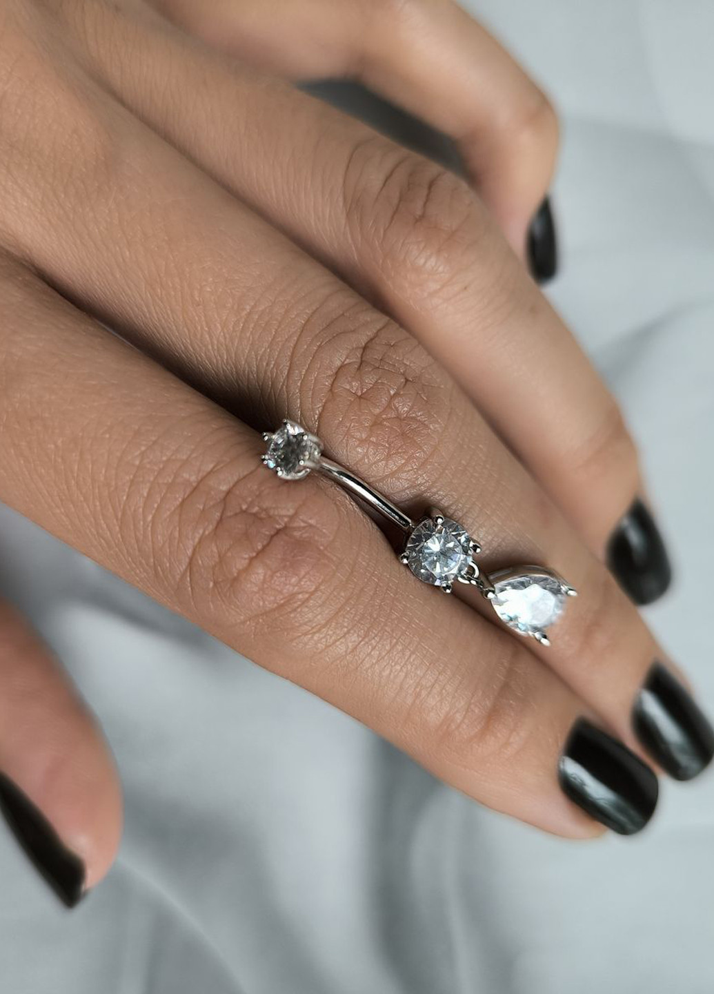 Сережка для пірсингу Silver Flame (350941553)