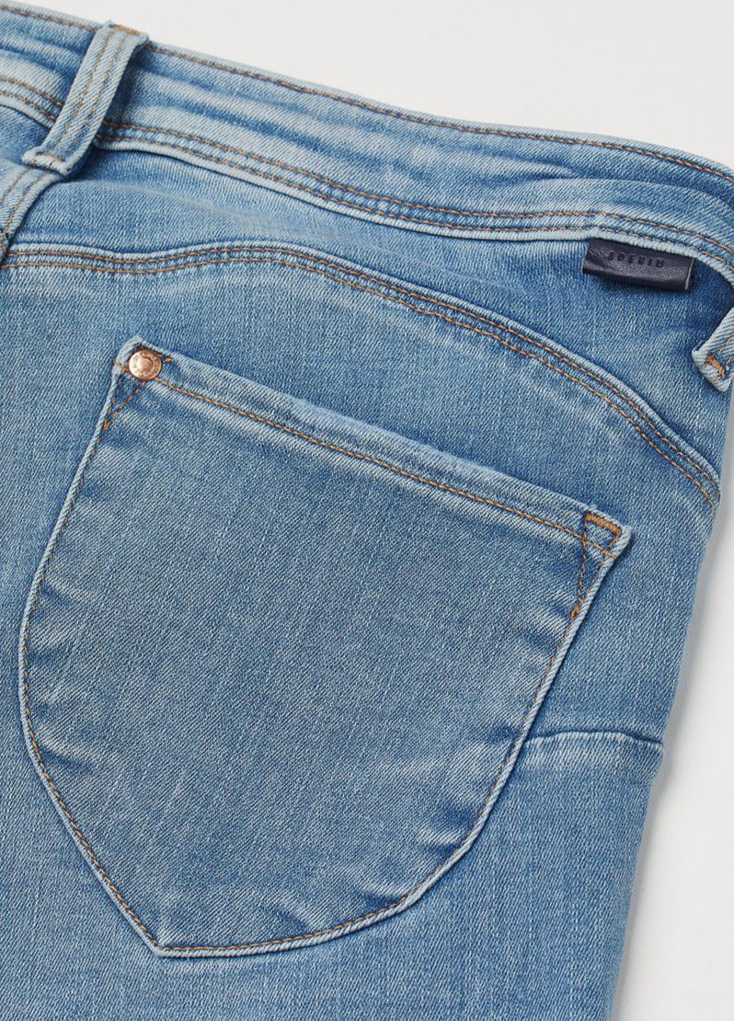 Голубые демисезонные пуш-ап, скинни джинсы H&M