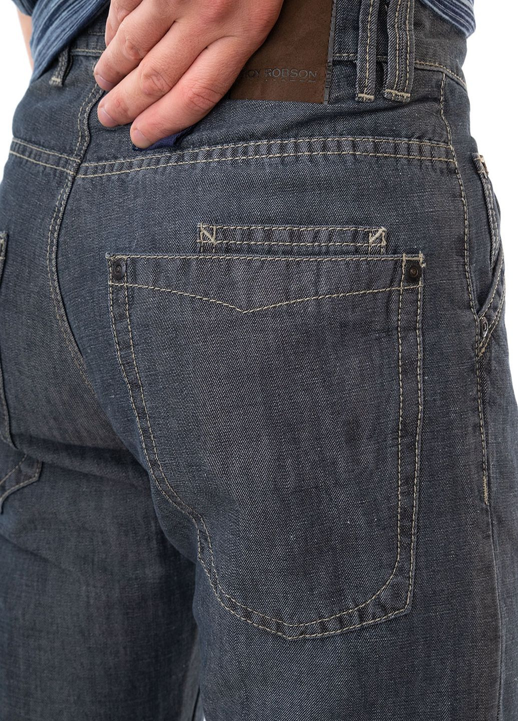 Комбинированные летние джинсы Roy Robson