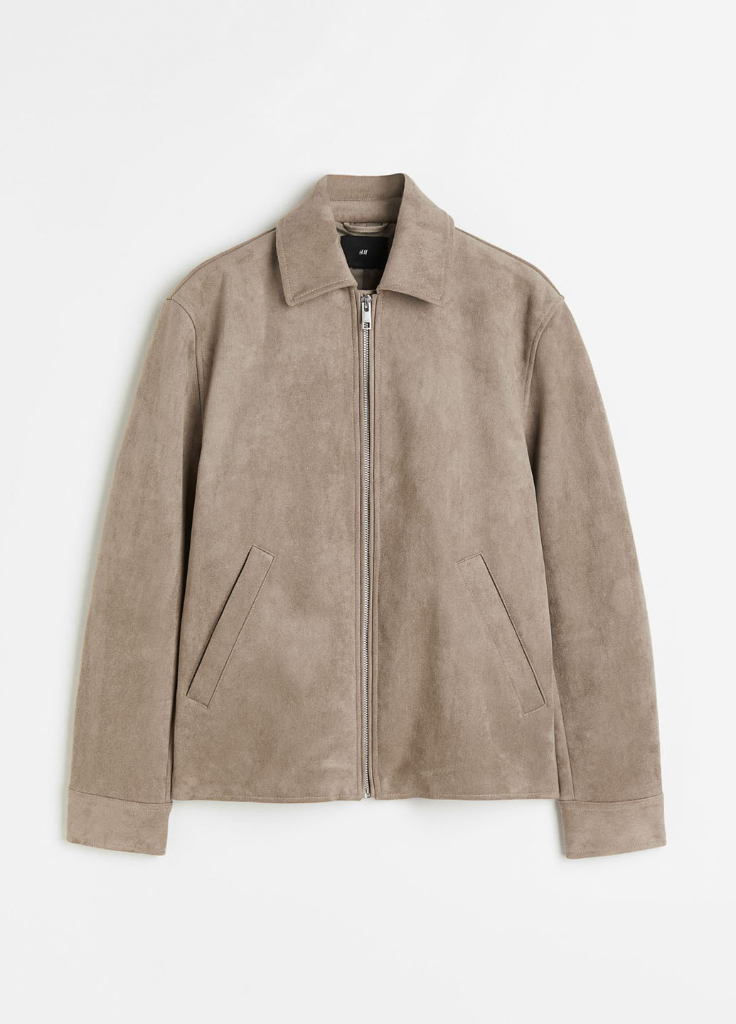 Темно-бежева демісезонна куртка куртка-піджак H&M