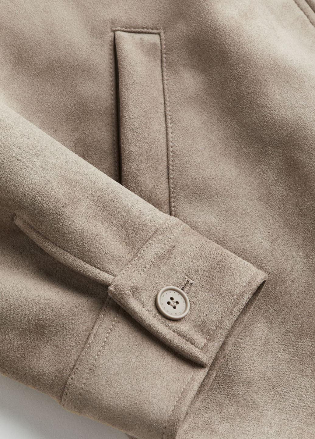 Темно-бежевая демисезонная куртка куртка-пиджак H&M