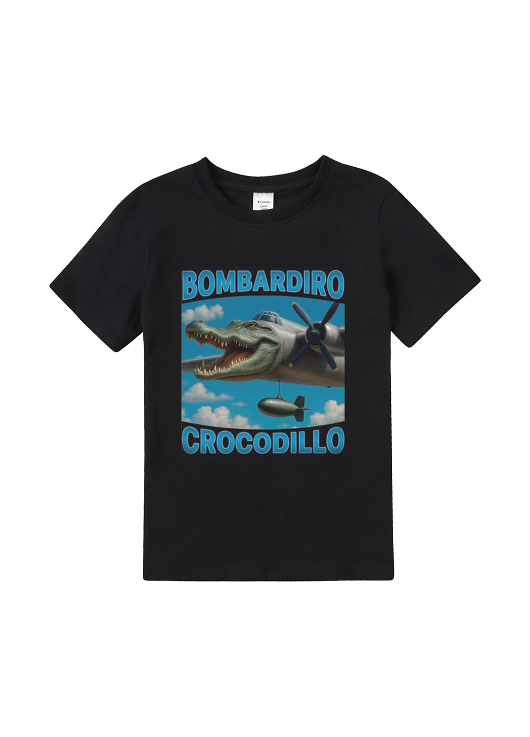 Черная летняя футболка Garnamama