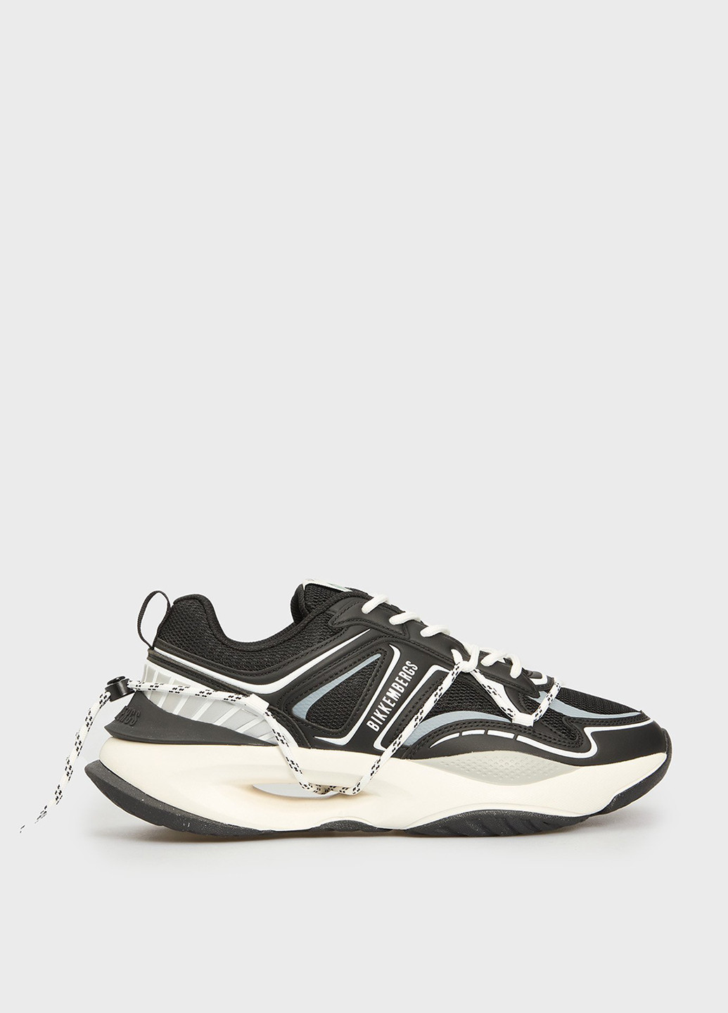 Черно-белые всесезонные кроссовки Bikkembergs