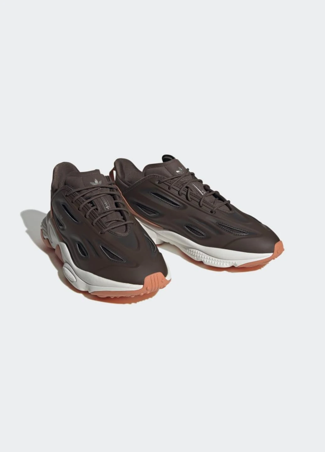 Коричневі кросівки hq8815 демісезон adidas Ozweego Celox