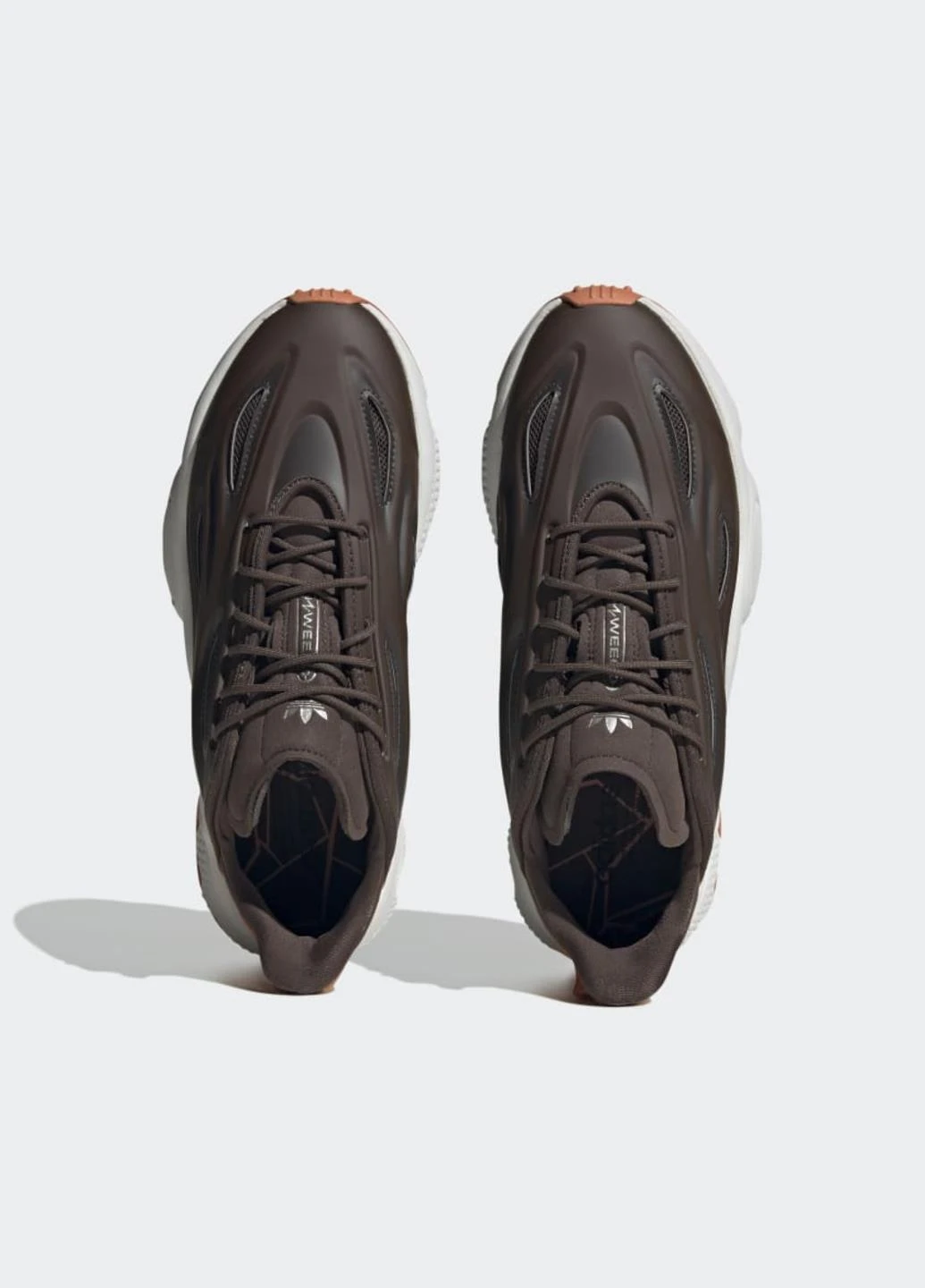 Коричневі кросівки hq8815 демісезон adidas Ozweego Celox