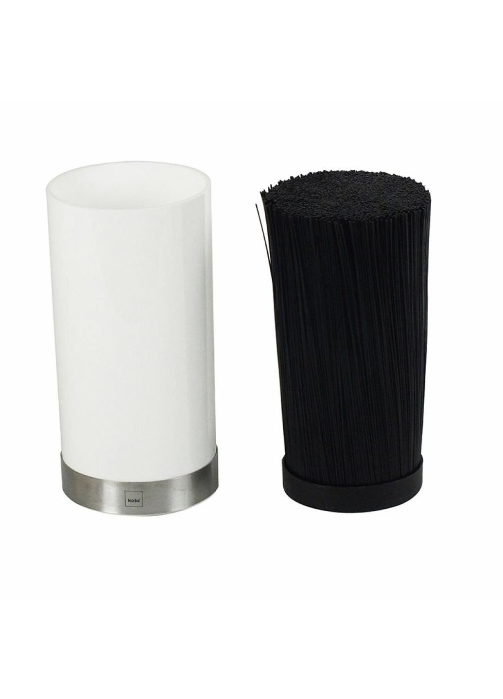 Набір ножів Acida з підставкою 6 предметів White (11286) Kela чорний,