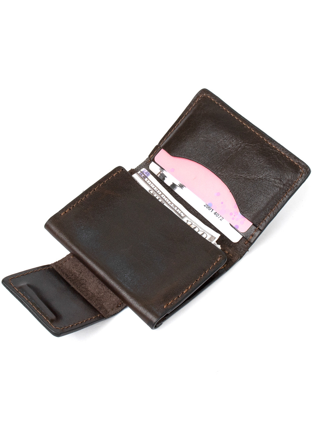 Кожаная визитница 7х10х1,5 см Grande Pelle (252415713)