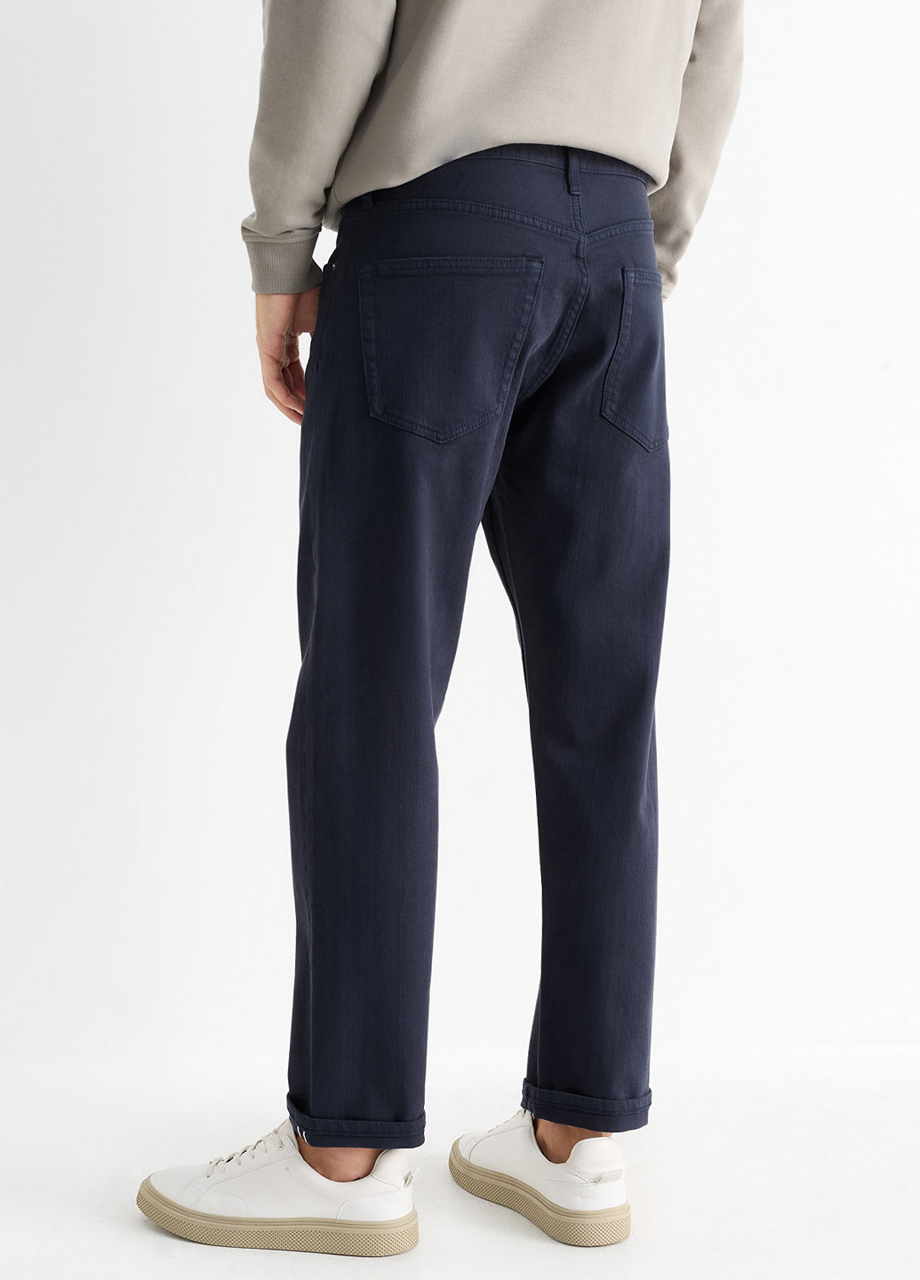 Темно-синие демисезонные зауженные джинсы C&A