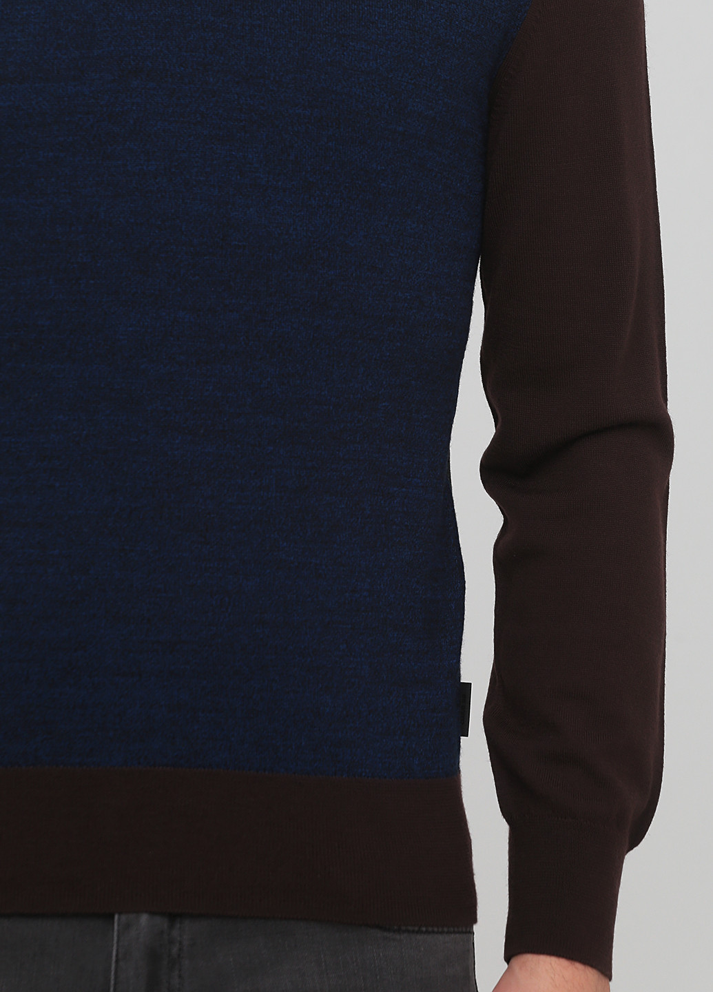 Темно-синий демисезонный пуловер пуловер Cerruti