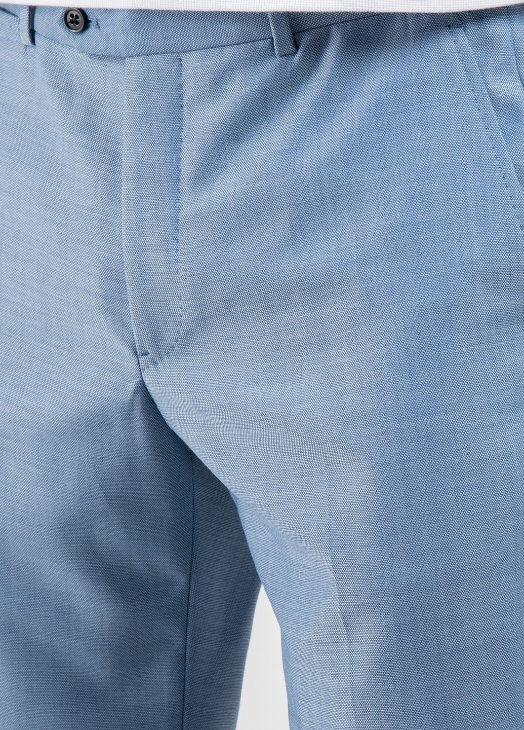 Голубые демисезонные брюки Emporio Armani