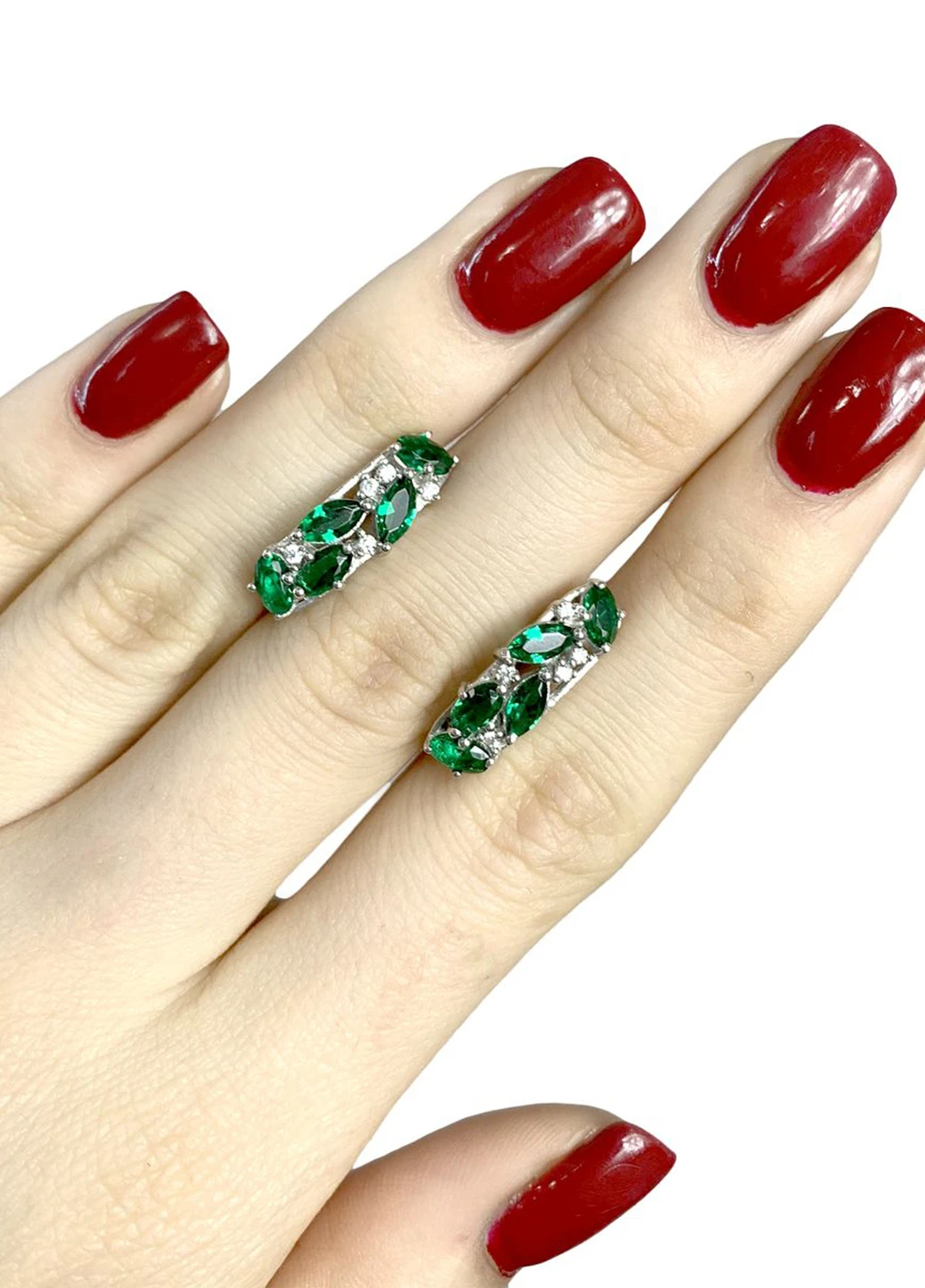 Серьги Silver Flame (152533410)